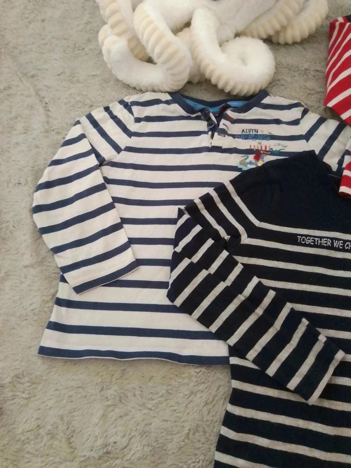 Lot de 3 marinières garçon 5 ans – photo 3